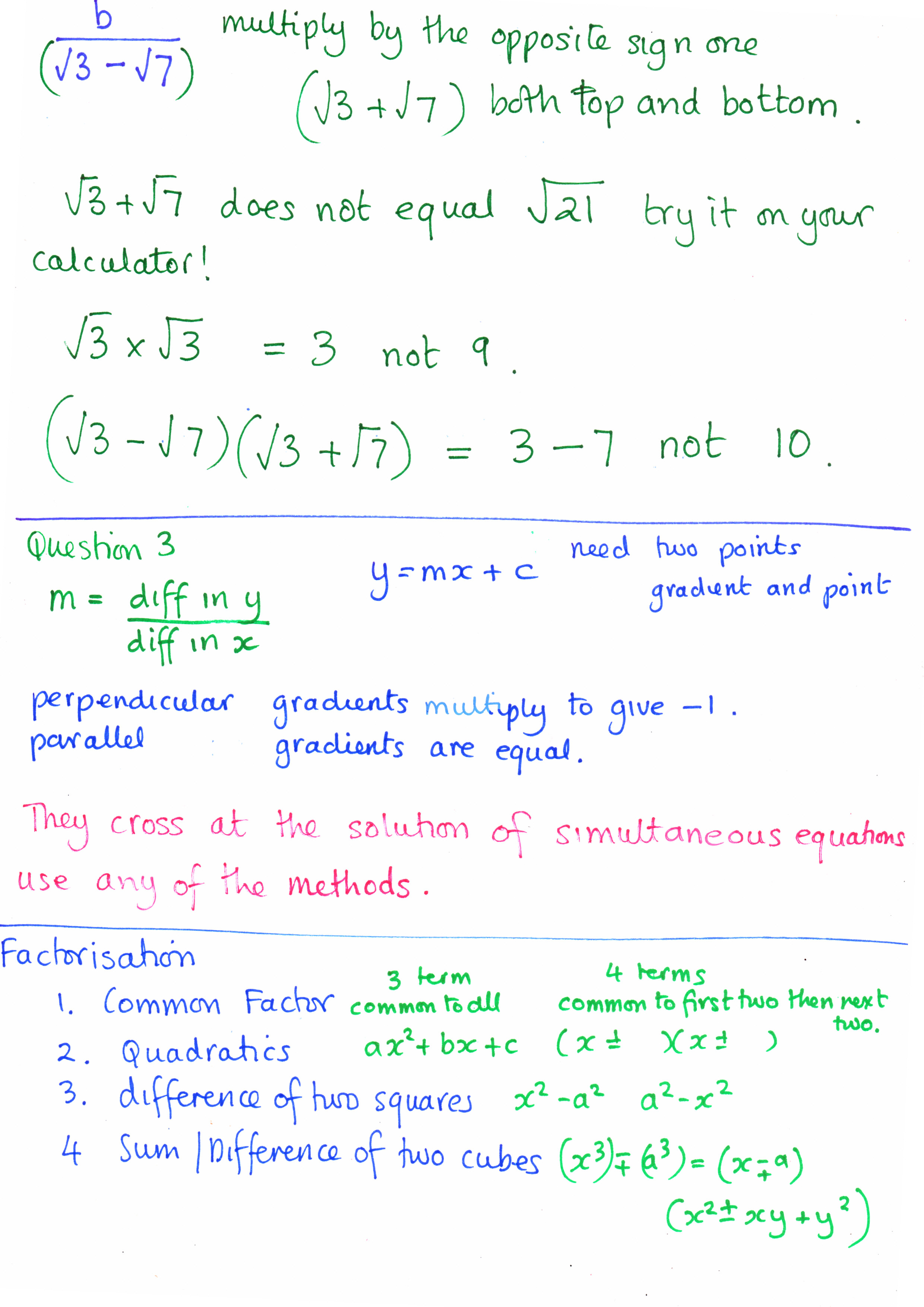 Algebra Post test notes 2009_0003