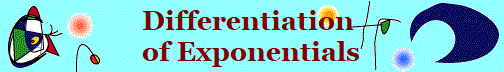 Differentiation 
of Exponentials