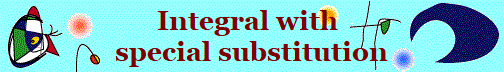 Integral with 
special substitution