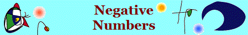 Negative
Numbers