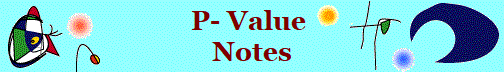P- Value 
Notes