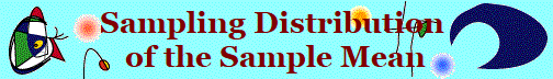 Sampling Distribution 
of the Sample Mean