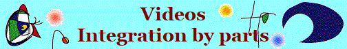 Videos
Integration by parts